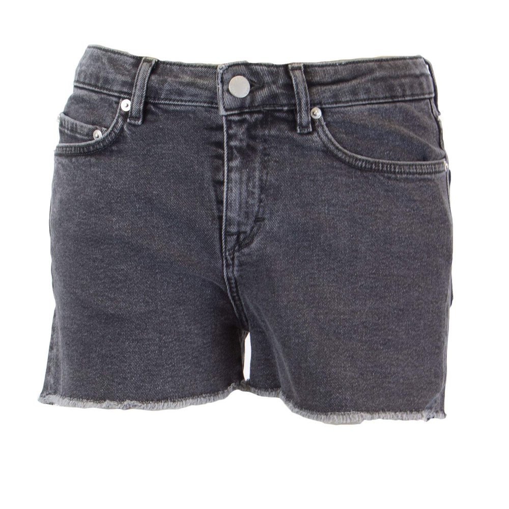 BLK DNM Women's Cut Off Jeans Short 16, Chase Grey, Sz 24