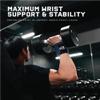 Gymreapers Weightlifting Wrist Wraps (Competition Grade) 18" Professional Quality Wrist Support with Heavy Duty Thumb Loop - Best Wrap for Powerlifting, Strength Training, Bodybuilding(Navy,18") view 2
