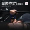 Gymreapers Weightlifting Wrist Wraps (Competition Grade) 18" Professional Quality Wrist Support with Heavy Duty Thumb Loop - Best Wrap for Powerlifting, Strength Training, Bodybuilding(Navy,18") view 4
