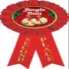 Jingle Run Prizes, 2nd Place Christmas Jingle Run Award Ribbon Prizes, 1 Pack view 1