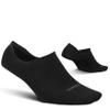 Feetures Everyday Light Cushion Invisible Sock for Men - Anti-Slip Sock Liner with Targeted Compression - Black, L (1 Pair) view 1