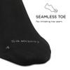 Feetures Everyday Light Cushion Invisible Sock for Men - Anti-Slip Sock Liner with Targeted Compression - Black, L (1 Pair) view 4