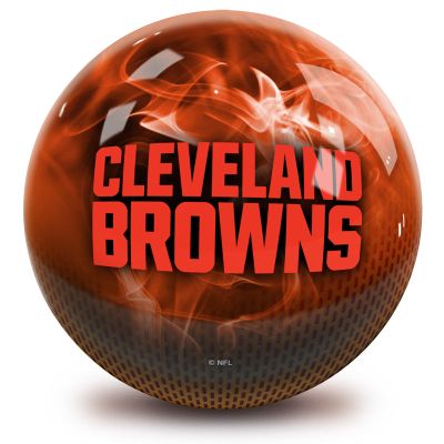 Strikeforce Bowling NFL Cleveland Browns On Fire Undrilled Bowling Ball