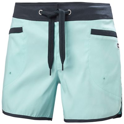 Helly-Hansen Womens Solen Classic Watershorts 5", 648 Glacier Blue, X-Small