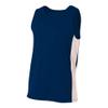 A4 Sportswear Adult XL Navy/White Pacer Tank Top view 1