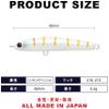 LUCKY CRAFT Wonder 60 - Classic Color Fishing Lure Thin Pen (2230 Salty White Tiger) view 2