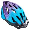 Schwinn Thrasher Kids Bike Helmet, Boys And Girls, Fits 50 - 54cm Circumference, Ages 5-8 Year Olds, Lightweight, Detachable Visor, CPSC Safety Certified, Child, Blue/Purple view 1