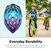 Schwinn Thrasher Kids Bike Helmet, Boys And Girls, Fits 50 - 54cm Circumference, Ages 5-8 Year Olds, Lightweight, Detachable Visor, CPSC Safety Certified, Child, Blue/Purple view 4