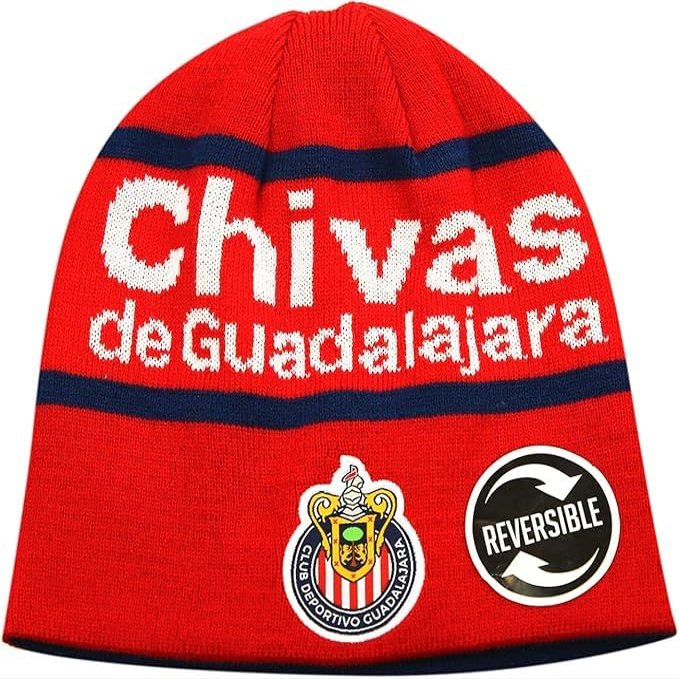 Icon Sports Chivas De Guadalajara Officially Licensed Soccer Beanie CH41BN 01 Blue