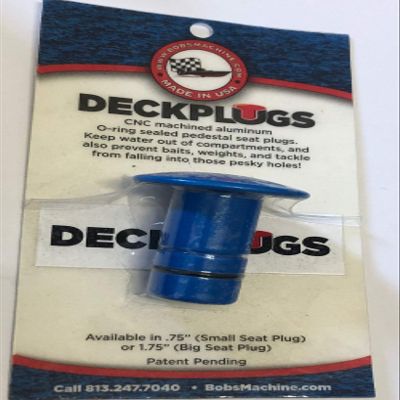 Bob's Machine 311-000002B Deckplugs Pedestal Seat Plug - 0.75", Blue