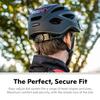 Schwinn Beam Lighted Helmet for Adults, Pink, Size 58 - 62 cm for Riders Ages 14+, Rear LED Light, Reflective Strips, Adjustable Dial and Straps, 17 Air Vents, Removable Visor, Adult Bike Helmet view 3