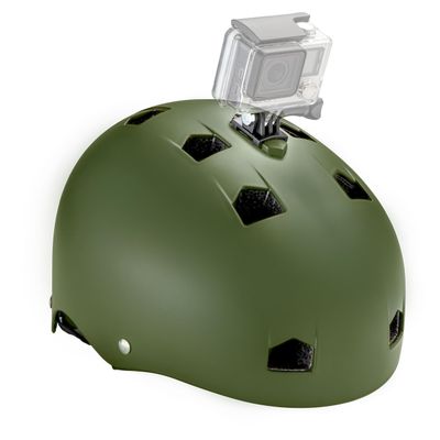Mongoose BMX Bike Helmet, Multi Sport Kids Helmet, Matte Army Green, Youth