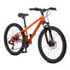 Schwinn High Timber ALX Mountain Bike for Youth Boys Girls, 24-Inch Wheels, 21-Speeds, Front Suspension, Aluminum Frame, Mechanical Disc Brakes, Orange view 1