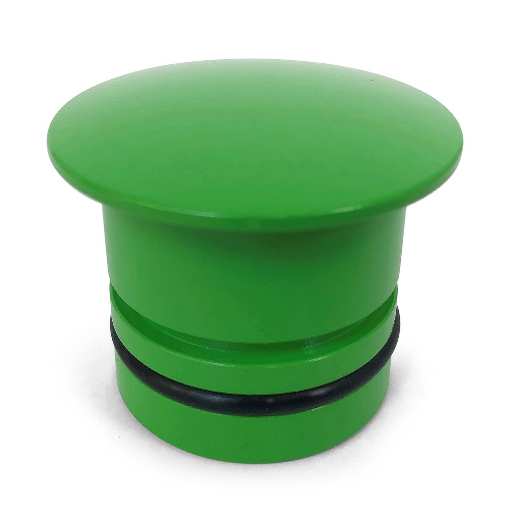 Bob's Machine 311-000001G Deckplugs Pedestal Seat Plug - 1.77", Green
