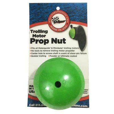 Bob's Machine 312-000005 Prop Nut for Minn Kota Trolling Motors with 80+ lbs. Thrust - Green