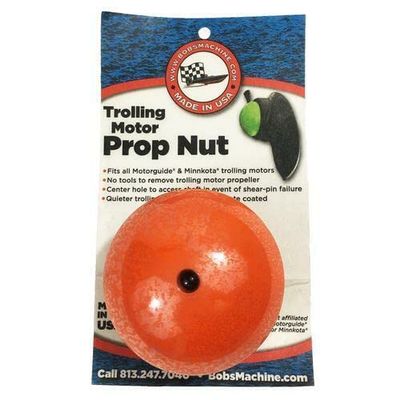 Bob's Machine 312-000006 Prop Nut for Minn Kota Trolling Motors with 80+ lbs. Thrust - Orange