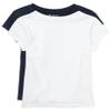 The Children's Place girls Short Sleeve Solid T-shirt 2 Pack Set T Shirt, Tidal Pack, Medium US view 1