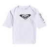 Roxy Girl's Whole Hearted Short Sleeve Rashguard (Big Kids) White 2XL (16 Big Kids) view 1
