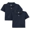 The Children's Place Baby Boys and Toddler Boys Short Sleeve Pique Polo, Nautico, 2T view 1