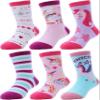 ANTSANG Kids Merino Wool Hiking Socks Toddlers Boys Girls Winter Warm Thick Thermal Crew Boot Heavy Cozy Snow Cabin Gift Snowboarding Socks 6 Pairs for Childs(Unicorn,1-3Y) view 1