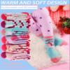ANTSANG Kids Merino Wool Hiking Socks Toddlers Boys Girls Winter Warm Thick Thermal Crew Boot Heavy Cozy Snow Cabin Gift Snowboarding Socks 6 Pairs for Childs(Unicorn,1-3Y) view 4