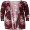 Star Vixen Women's Long Sleeve Open Front Casual Cardigan Duster Length in Silky Knit Fabric view 1