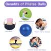 XIECCX Mini Yoga Balls 9 Inch Exercise Pilates Therapy Balance Barre Equipment for Home Stability Squishy Training PhysicalCore Training(6 PCS) view 4