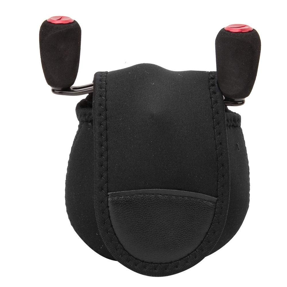 Alomejor Casting Reel Cover Neoprene Fishing Reel Protector Case Cover Pouch Bag Storage Holder Fishing Tackle Bag