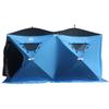 Nordic Legend 6 Person Portable Ice Fishing Shelter with 2 Big Doors-Diamond Door Guard System Ice Fishing Camping Tent view 1