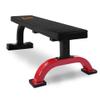Everfit Weight Bench Bench Press Flat Bench Home Gym Multi Workout Flat Chair Toning Exercise & Fitness Equipment Free Weights Crunch Training (300KG Capacity, Red)
