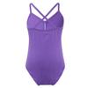 Aislor Kids Girls Cotton Criss Cross Back Gymnastics Leotard Jumpsuit Ballet Dance Dancewear Purple 7-8 Years view 4