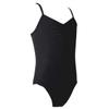 Aislor Kids Girls Cotton Criss Cross Back Gymnastics Leotard Jumpsuit Ballet Dance Dancewear Black 5-6X view 2