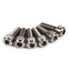 6Pcs M5 x 18mm Bolts Screw Stem Bolt Fixed Stem Bolts with Washers for Mountain Road () view 1