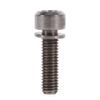 6Pcs M5 x 18mm Bolts Screw Stem Bolt Fixed Stem Bolts with Washers for Mountain Road () view 2