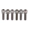 6Pcs M5 x 18mm Bolts Screw Stem Bolt Fixed Stem Bolts with Washers for Mountain Road () view 3
