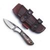 GCS Handmade D2 Tool Steel Tactical knife Hunting Knife CampKnife with leather sheath Full tang blade designed for Hunting & EDC GCS 235 (Horn Handle) view 1