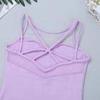 FEESHOW Girls Gymnastics Camisole Leotard with Chiffon Wrap Skirt Ballet Tutu Dress Dance wear Outfit 3-4 Sleeveless Lavender view 3