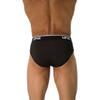 UFM Mens Polyester Brief w/Patented Adj. Support Pouch Underwear for Men Black 31-34 view 3