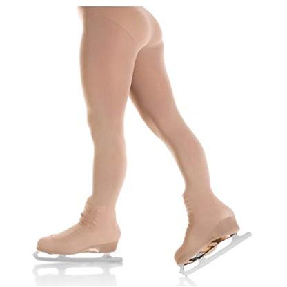 Mondor Evolution Over The Boot Ice Skating Tights 3338 (Size M, Lt. Tan)