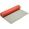 IBF IRON BODY FITNESS Two-Tone 6 mm Extra Thick Yoga Mat with Carrying Strap, Non Slip Surface (68" x 24" x 1/4"), Perfect Exercise Mat for Yoga, Pilates, Gymnastics, Home Gym - Orange/Grey view 1
