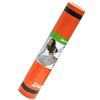 IBF IRON BODY FITNESS Two-Tone 6 mm Extra Thick Yoga Mat with Carrying Strap, Non Slip Surface (68" x 24" x 1/4"), Perfect Exercise Mat for Yoga, Pilates, Gymnastics, Home Gym - Orange/Grey view 2