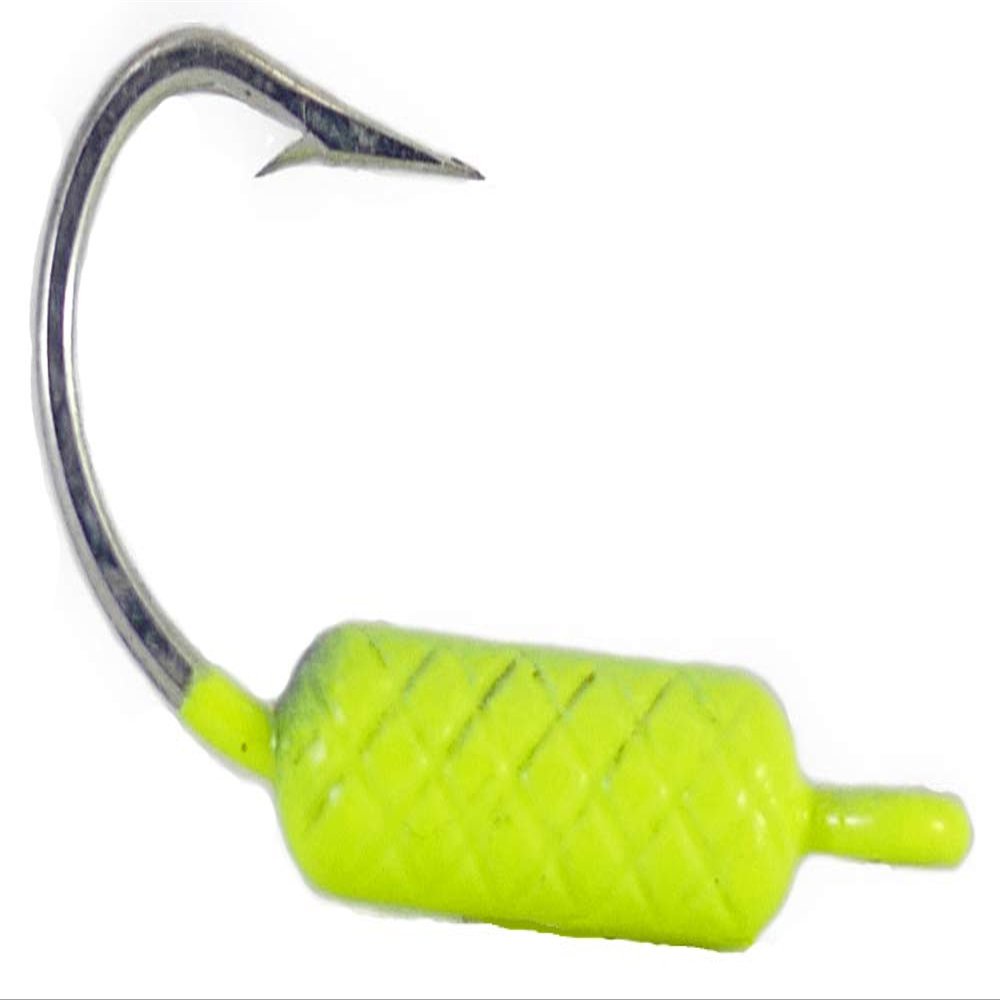 Yellowtail Snapper Jig - Chartreuse - 50ct - 1/8 oz - 1/0 Hook