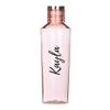 WEDDINGSTAR Personalized Tritan Plastic Water Bottle 27oz  Reusable Customizable Eco-Friendly Plastic Water Bottle  100% BPA-Free Environmentally Friendly Canteen - Calligraphy Print Light Pink view 1