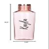 WEDDINGSTAR Personalized Tritan Plastic Water Bottle 27oz  Reusable Customizable Eco-Friendly Plastic Water Bottle  100% BPA-Free Environmentally Friendly Canteen - Calligraphy Print Light Pink view 4