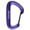 BLACK DIAMOND LiteWire Carabiner | Lightweight Hot-Forged Wiregate | Durable Aluminum Build | Smooth Clipping for Trad & Sport Rock Climbing | Purple view 1