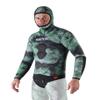 SEAC Ghost, Jacket in 7 mm Ultrastretch Neoprene with Incorporated Hood for Freediving and Spearfishing, camo Green, Large view 1