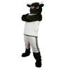 Dark Green Sport Cow Ox Bull Cartoon Costume Mascot Adult Character Design Cosplay view 4