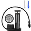 Bike Pump, Upgraded Mini Portable Bicycle Pump, Foot Bike Pump with Pressure Gauge, Tire Inflator Device, Compatible Universal Presta and Schrader Double Valve Bicycle Air Pump (Black) view 1
