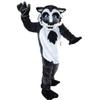 cartoon mascot Grey Forest Wolf Costume Cosplay Cartoon Character Suit view 4