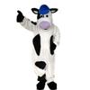 Black and White Cow Animal Cartoon Costume Mascot Plush for Adult Cosplay Party view 1